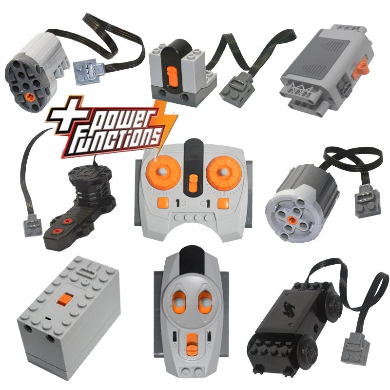 Power Functions Motor Battery Box Remote - Motore tecnico, Funzioni di alimentazione, Parti,