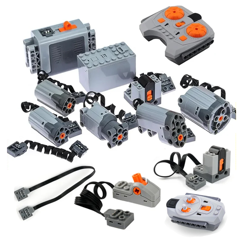 Power Functions Motor Battery Box Remote - M/L/XL/Servo Motore Blocchi Tecnici Parti Funzioni