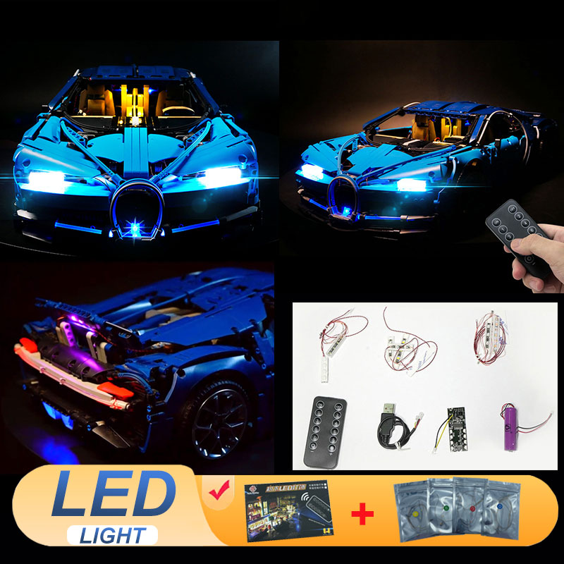 Led Light Kit For Technic Supercar - Kit luce LED per LEGO Technical