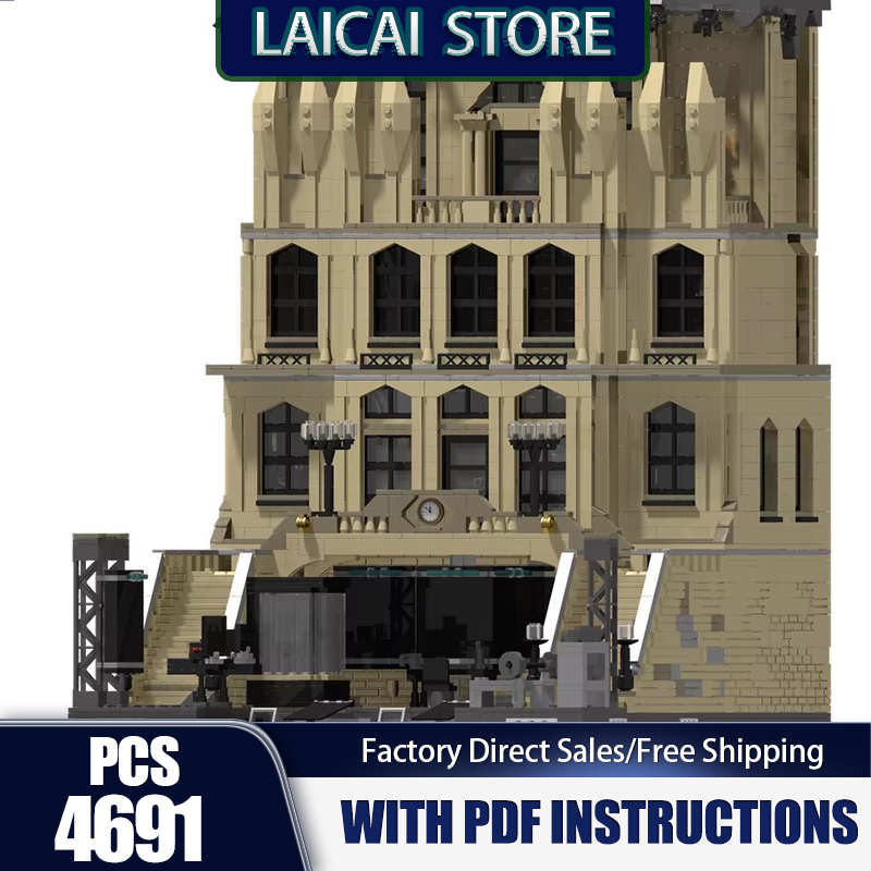 Moc Modular Building Street View Bricks - Set di mattoncini modulari per costruire
