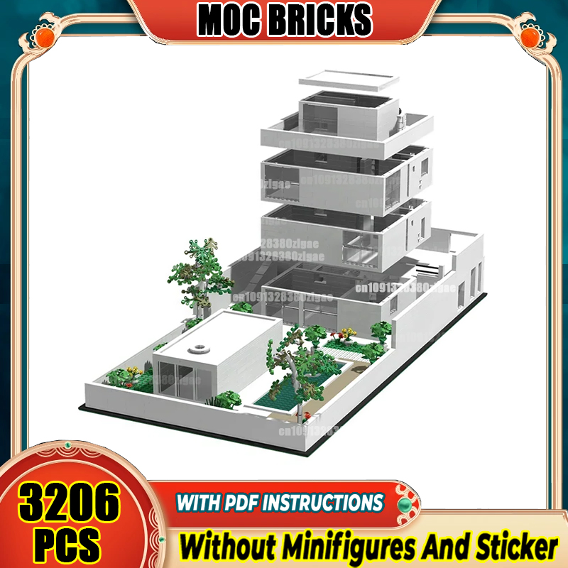 Moc Modular Building Street View Bricks - Vista Urbana: Villa con Giardino in