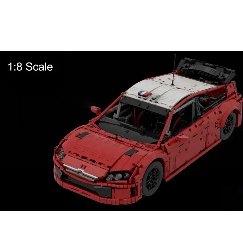 Moc Supercar Building Blocks 1/8 Scale - Nuovo modello in mattoncini da costruzione