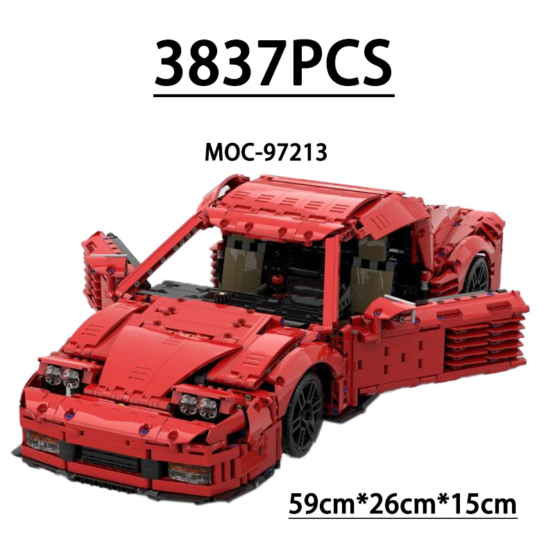 Moc Supercar Building Blocks 1/8 Scale - MOC-97213 Blocchi da Costruzione Auto Sportiva