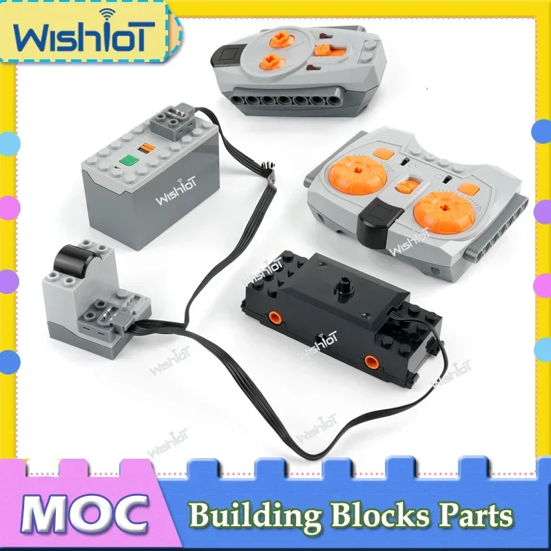 Power Functions Motor Battery Box Remote - Moc Train Track Motor Blocchi tecnici