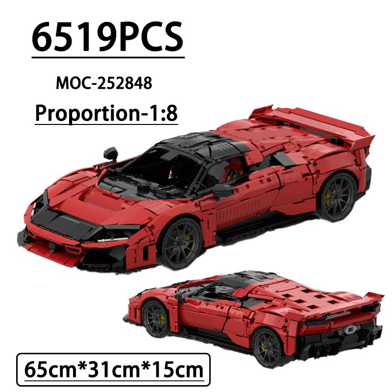 MOC-252848 Blocchi da Costruzi - Moc Supercar Building Blocks 1/8 Scale recensione e prezzo