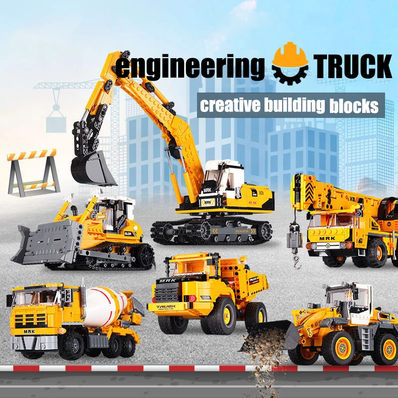 Città tecnica MOC WheelLoader  - Technical Crane Truck Excavator Blocks recensione e prezzo