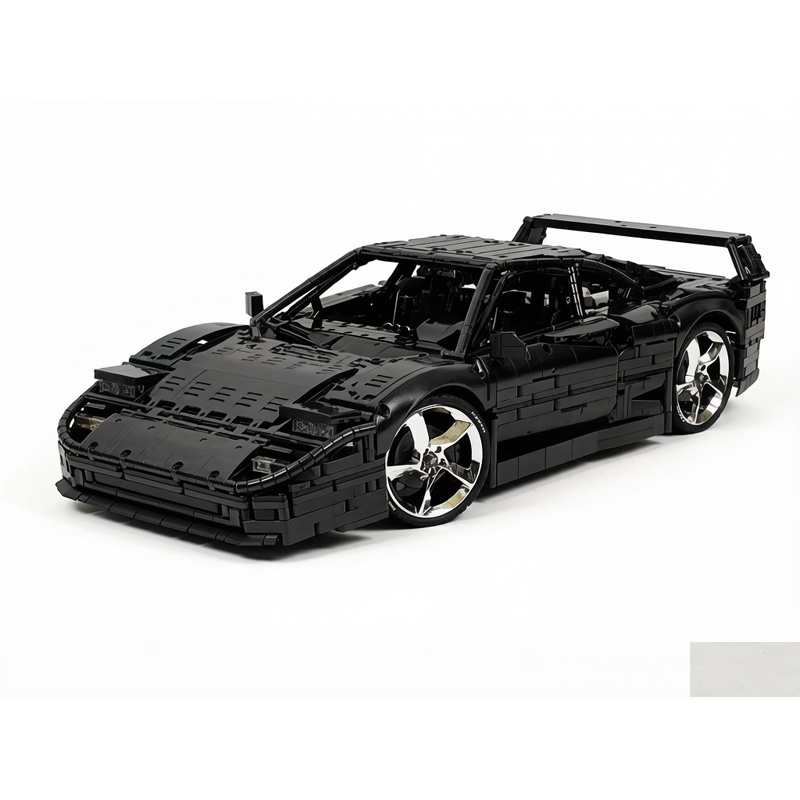 Modellino di Supercar F40 in S - Moc Supercar Building Blocks 1/8 Scale recensione e prezzo