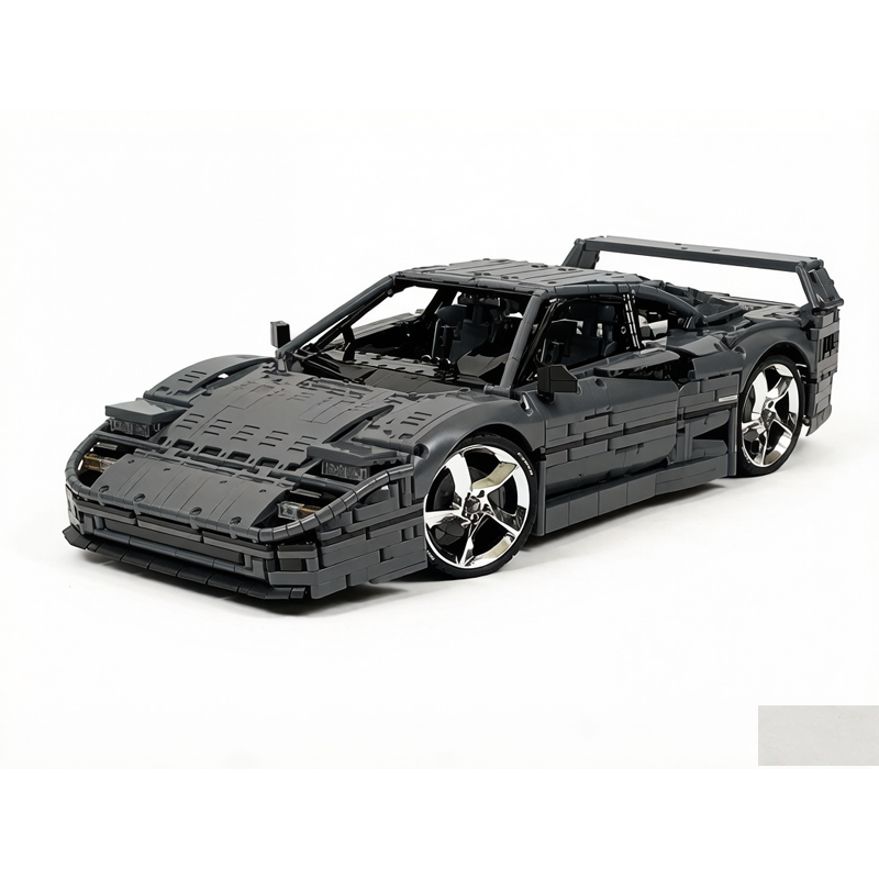 Modellino di Supercar F40 in S - Moc Supercar Building Blocks 1/8 Scale recensione e prezzo