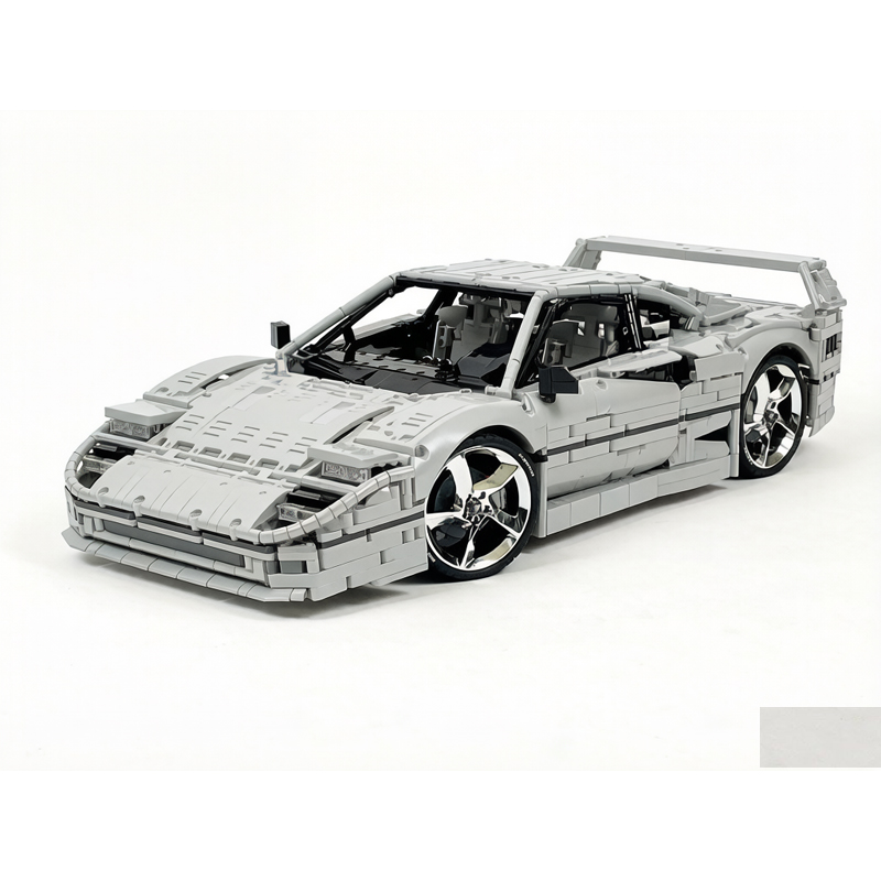 Modellino di Supercar F40 in S - Moc Supercar Building Blocks 1/8 Scale recensione e prezzo
