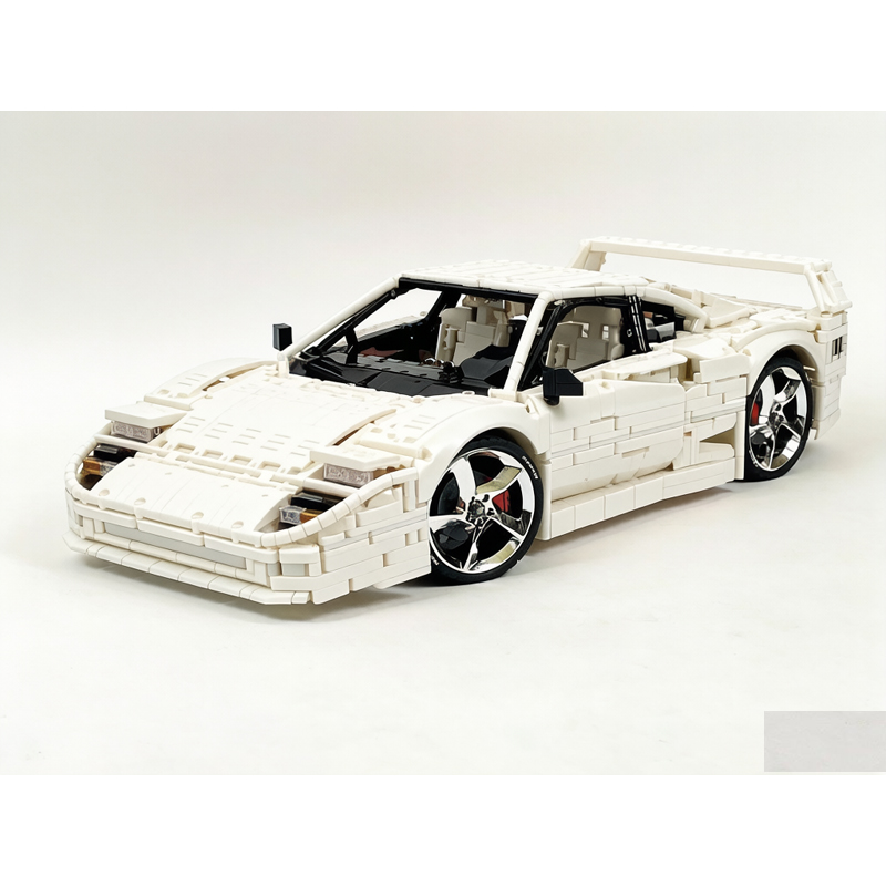 Modellino di Supercar F40 in S - Moc Supercar Building Blocks 1/8 Scale recensione e prezzo