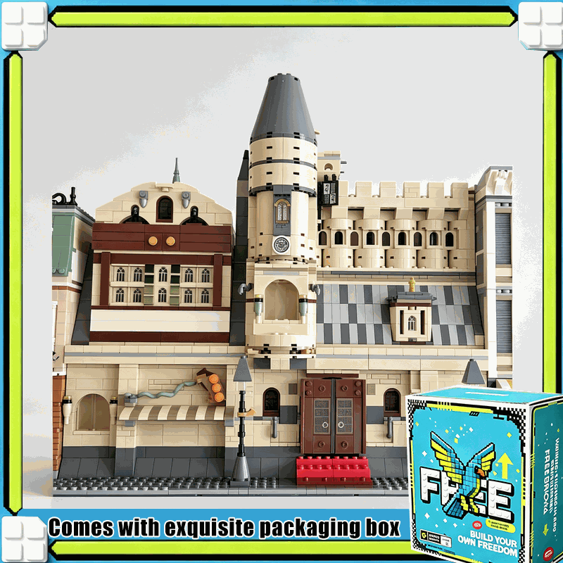 4598PCS MOC Modello di Città c - Moc Modular Building Street View Bricks recensione e prezzo