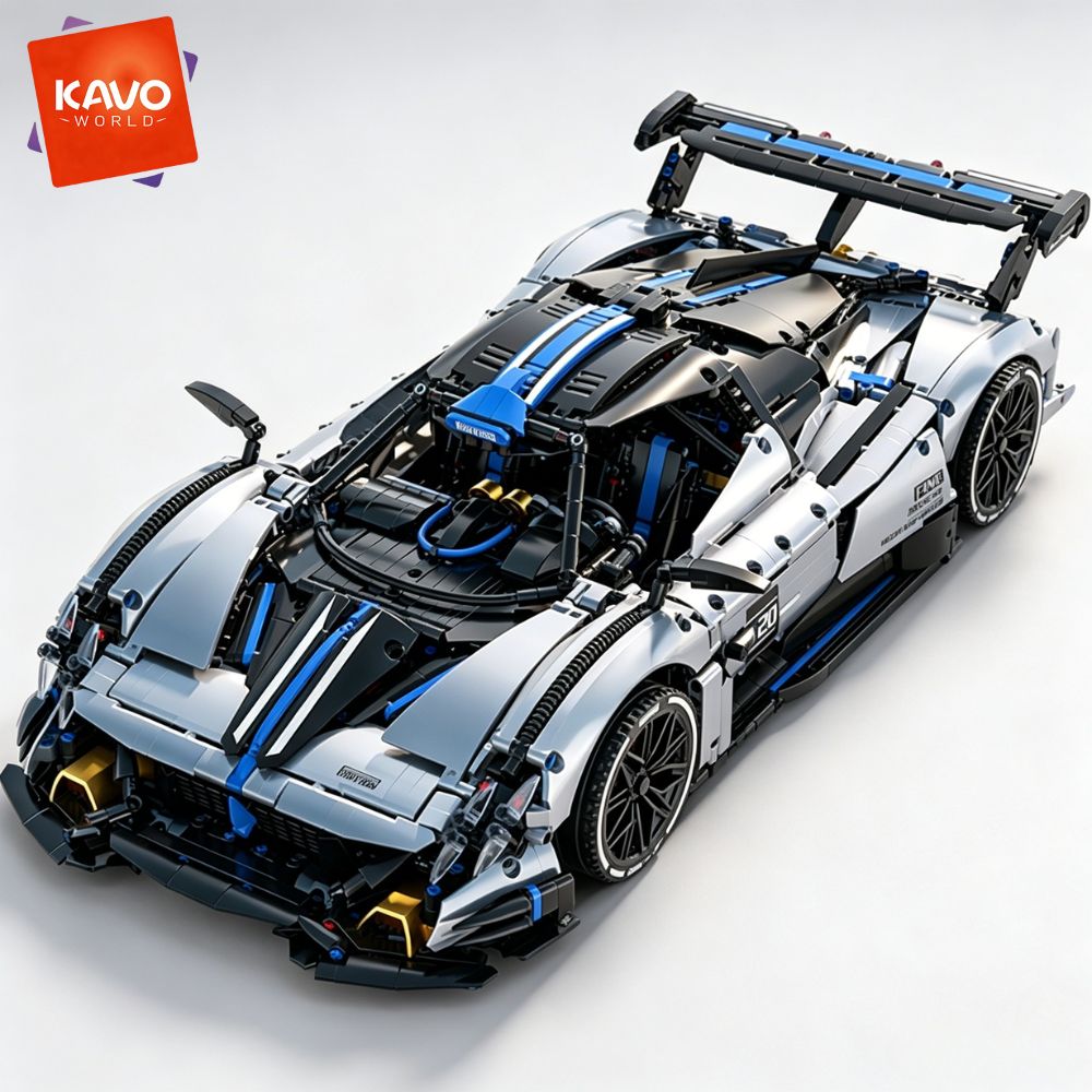 KAVOWORLD Premium MOC Super Sp - Moc Supercar Building Blocks 1/8 Scale recensione e prezzo