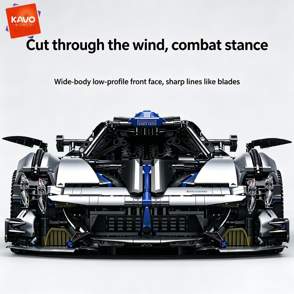 KAVOWORLD Premium MOC Super Sp - Moc Supercar Building Blocks 1/8 Scale recensione e prezzo