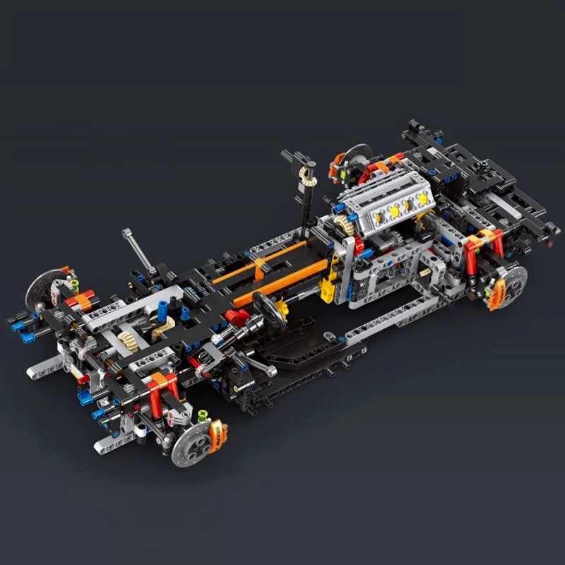 3862PCS MOC Tecnico SABRE P1 S - Moc Supercar Building Blocks 1/8 Scale recensione e prezzo