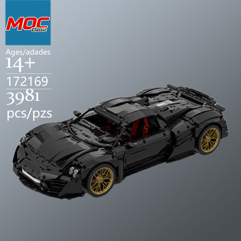 Modello Technic di Supercar MO - Moc Supercar Building Blocks 1/8 Scale recensione e prezzo