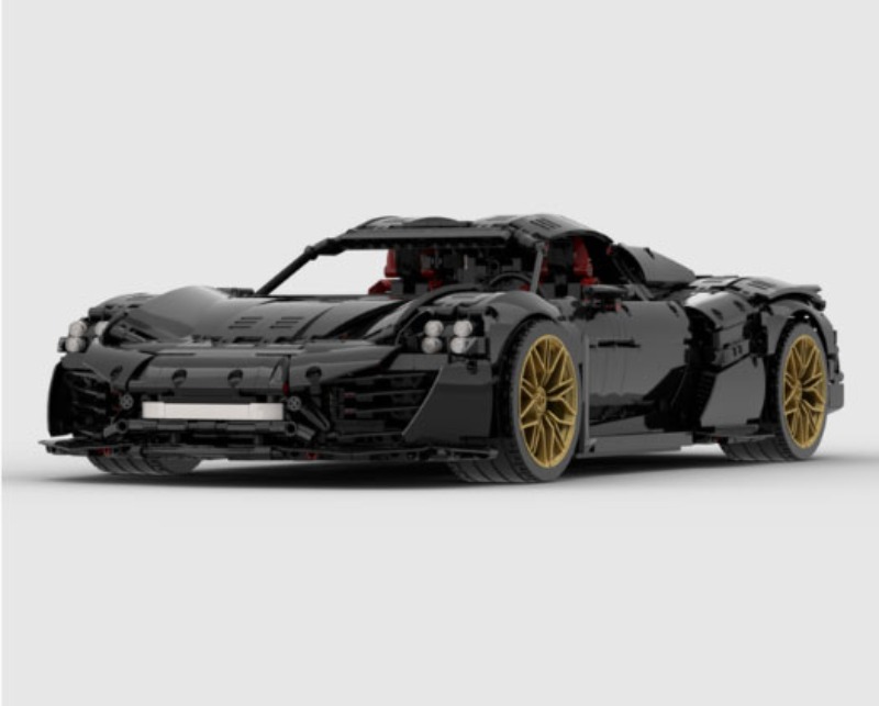 Modello Technic di Supercar MO - Moc Supercar Building Blocks 1/8 Scale recensione e prezzo