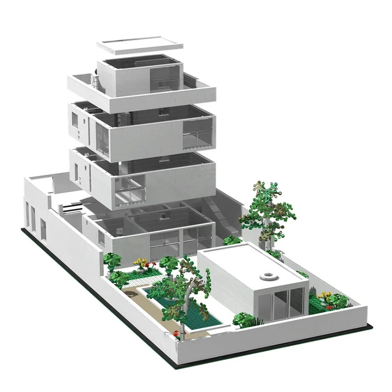 Vista Urbana: Villa con Giardi - Moc Modular Building Street View Bricks recensione e prezzo