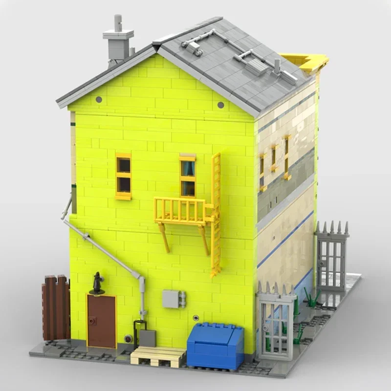 Modello animato di edificio in - Moc Modular Building Street View Bricks recensione e prezzo