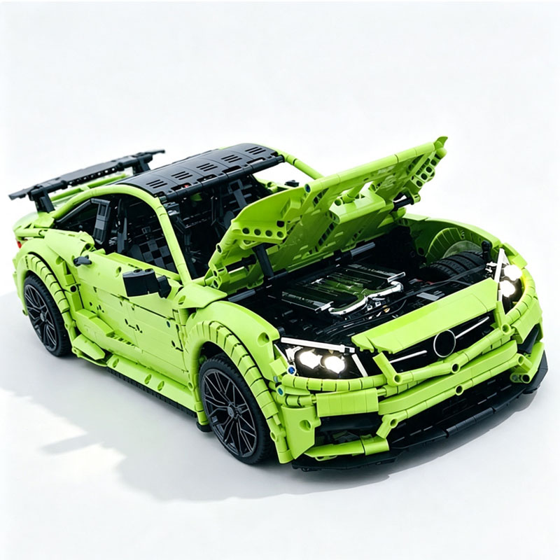 NUOVO MOC-60193 C63AMG Spyder  - Moc Supercar Building Blocks 1/8 Scale recensione e prezzo