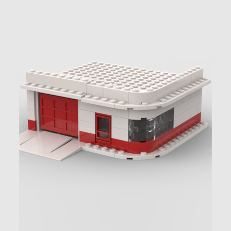 Modello di Città in Miniatura, - Moc Modular Building Street View Bricks recensione e prezzo