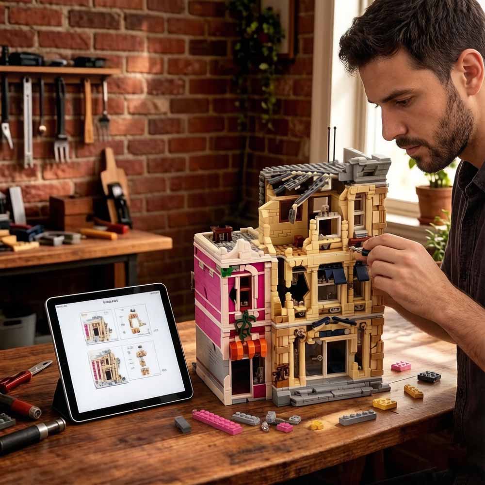 Creativo Kit di Costruzione Mo - Moc Modular Building Street View Bricks recensione e prezzo