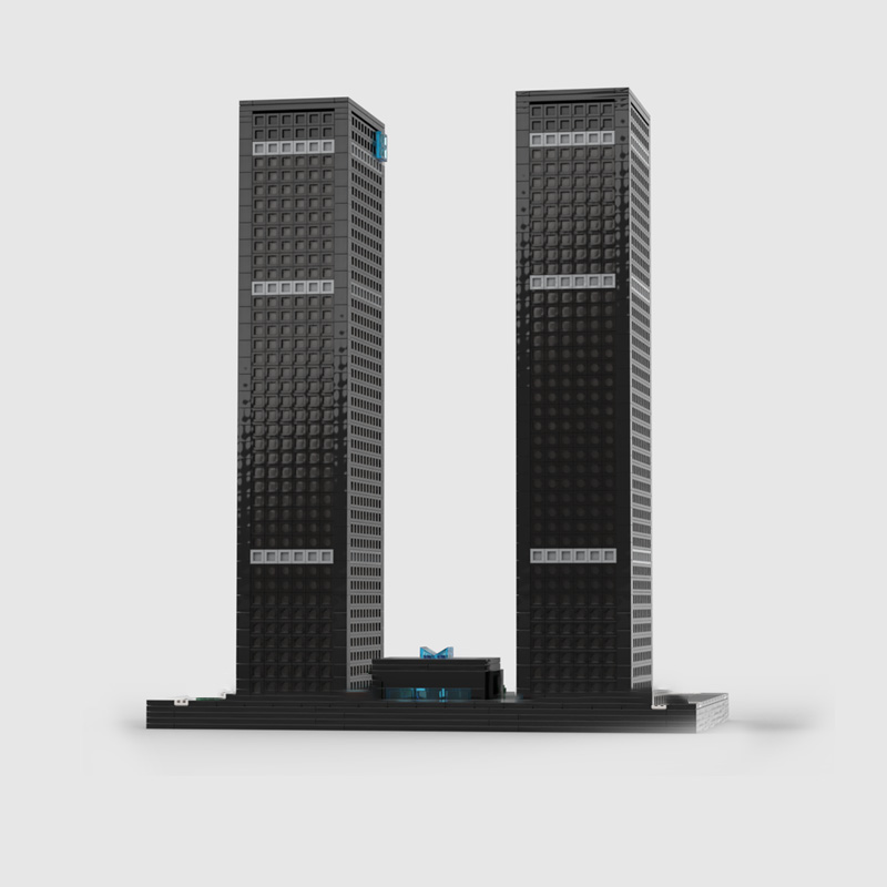 City Street View Modello MOC M - Moc Modular Building Street View Bricks recensione e prezzo