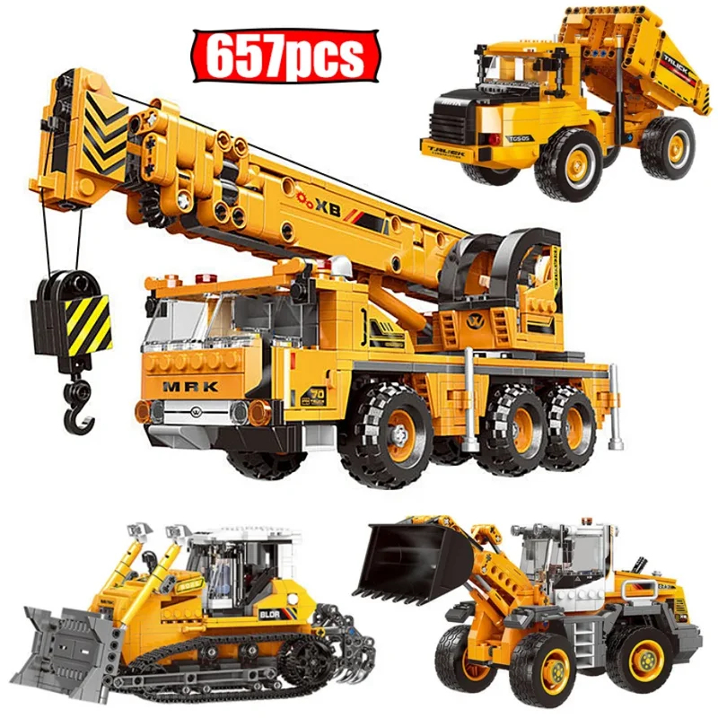 Blocchi da costruzione tecnici - Technical Crane Truck Excavator Blocks recensione e prezzo