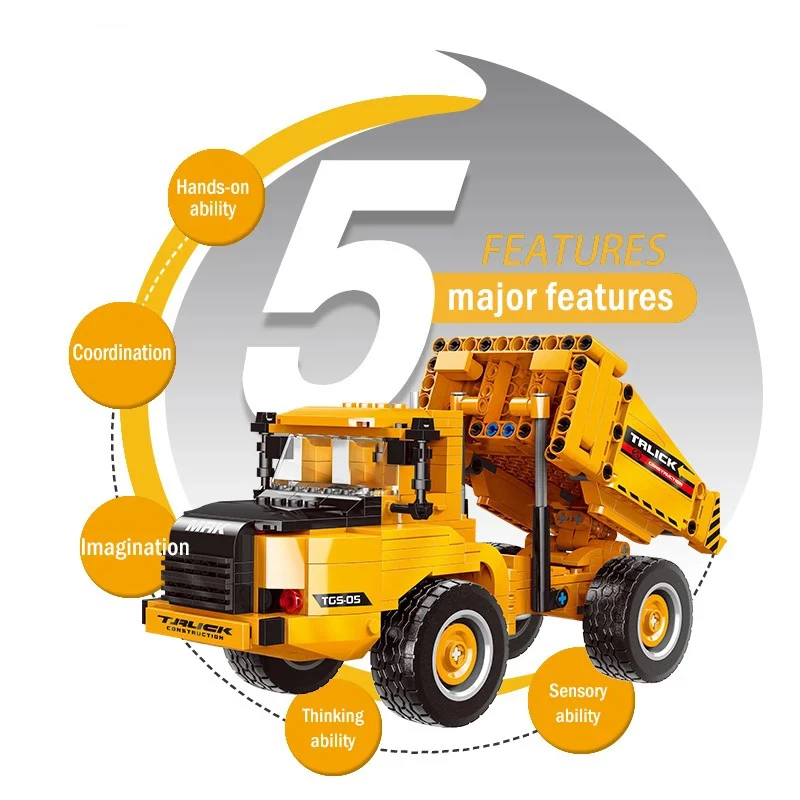 Città tecnica MOC WheelLoader  - Technical Crane Truck Excavator Blocks recensione e prezzo