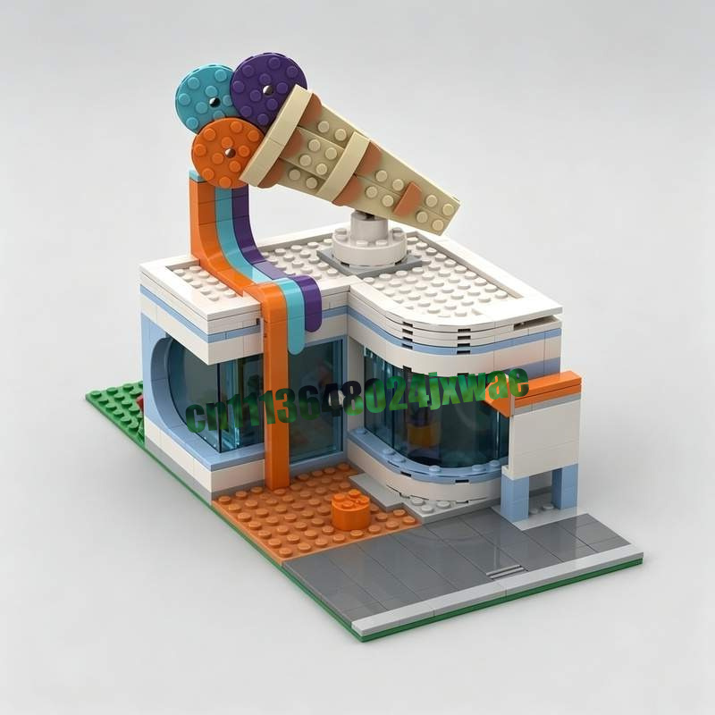 303 Pezzi Gelateria Modulare M - Moc Modular Building Street View Bricks recensione e prezzo