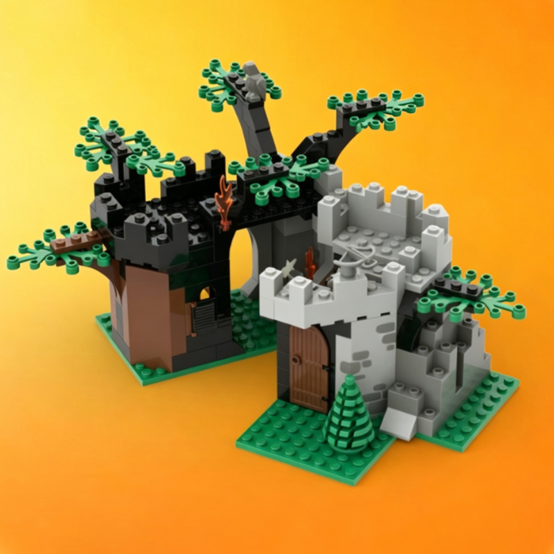 City Street View Modello MOC M - Moc Modular Building Street View Bricks recensione e prezzo