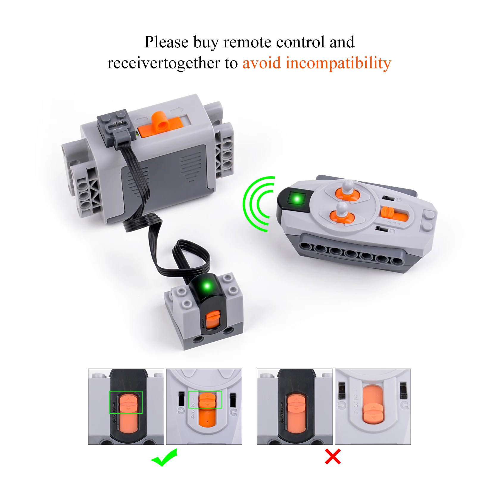 Parti MOC Power Functions, Ser - Power Functions Motor Battery Box Remote recensione e prezzo