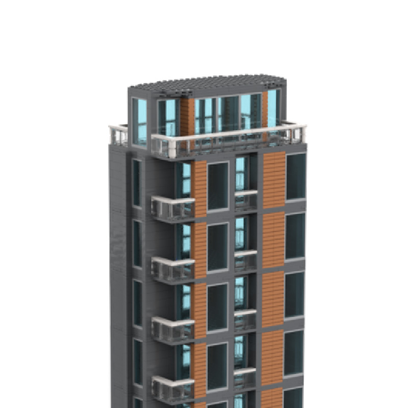 2255 Parti MOC Creativo Città  - Moc Modular Building Street View Bricks recensione e prezzo