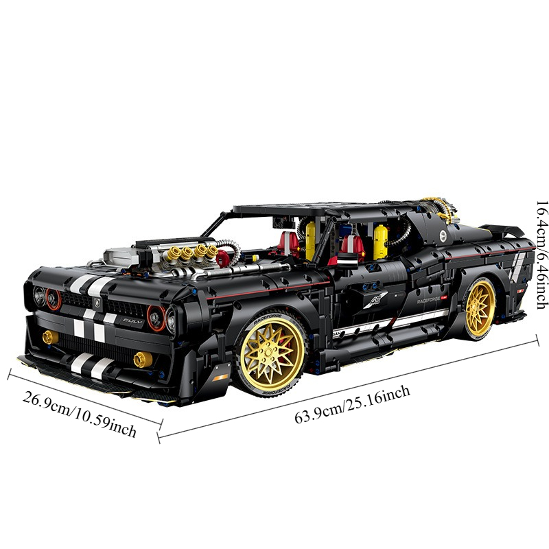 GULY MOC Tech Creative Modello - Moc Supercar Building Blocks 1/8 Scale recensione e prezzo