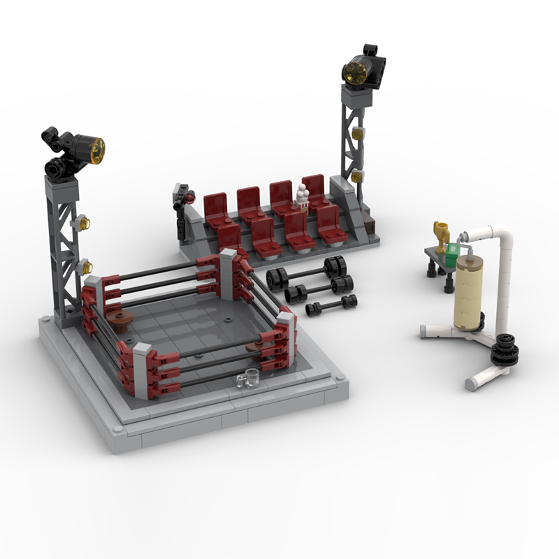Modello di Città in Miniatura, - Moc Modular Building Street View Bricks recensione e prezzo