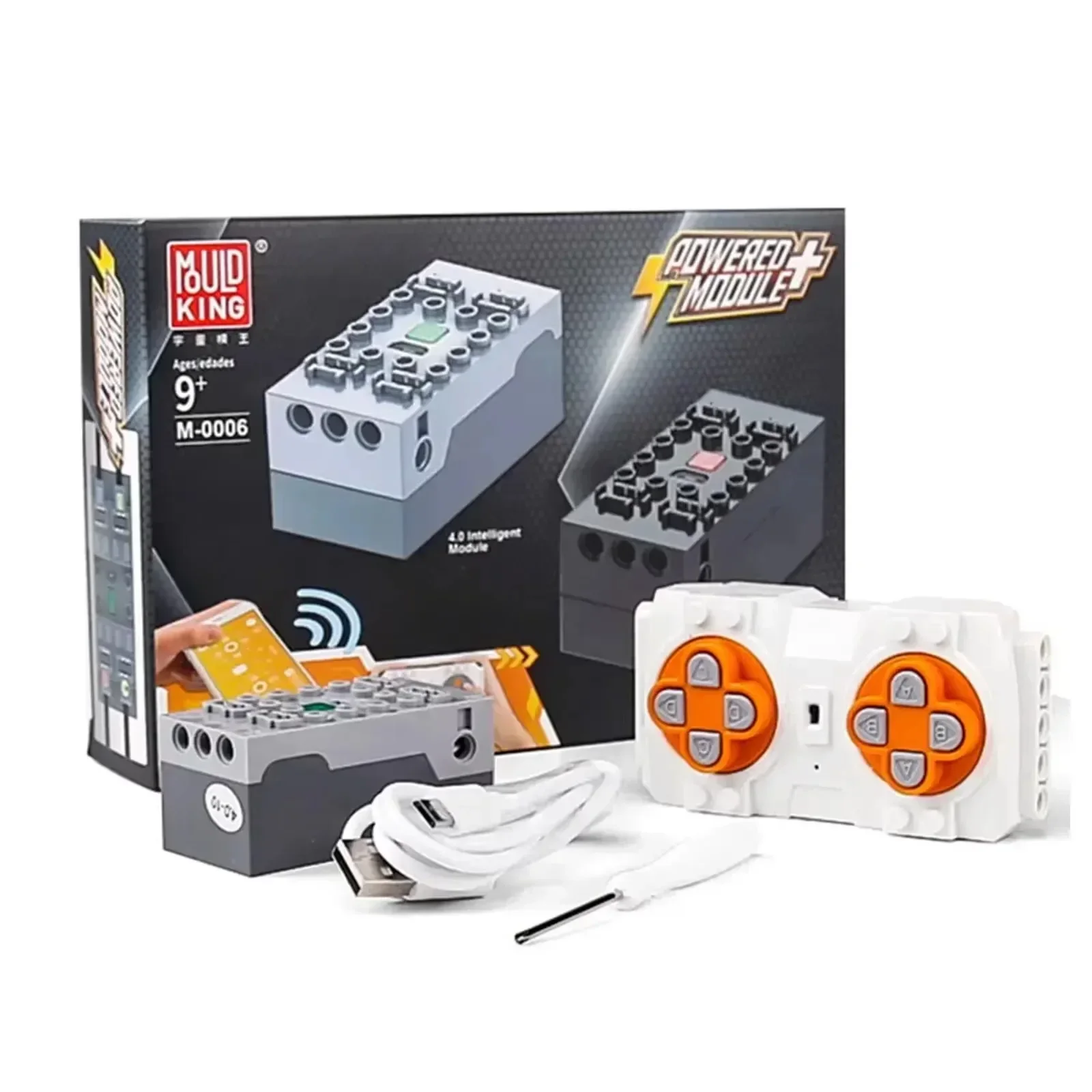 Mould King Funzioni di aliment - Power Functions Motor Battery Box Remote recensione e prezzo