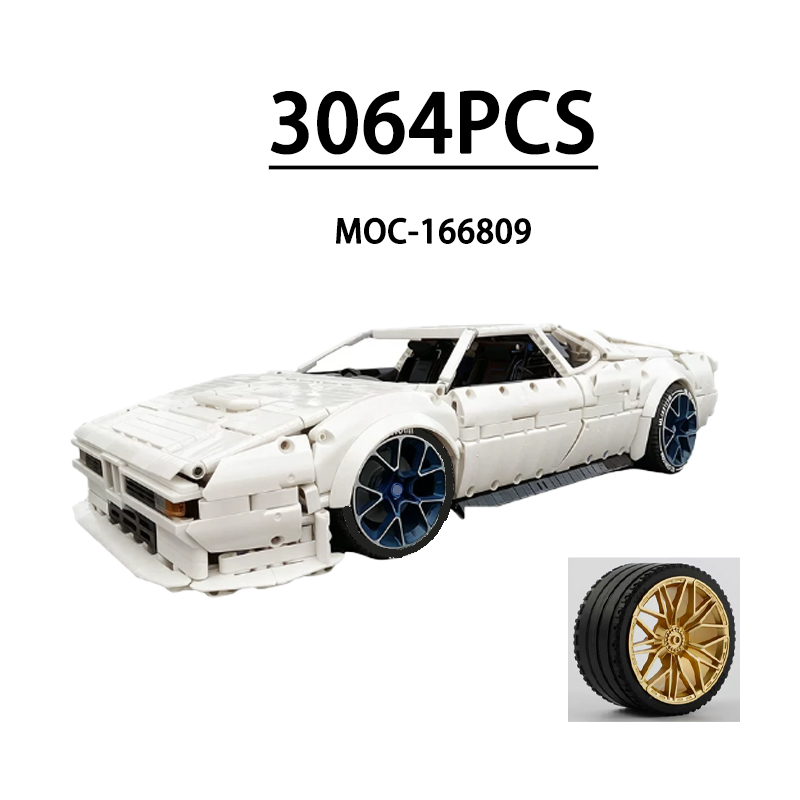 MOC-166809 Auto Sportiva Super - Moc Supercar Building Blocks 1/8 Scale recensione e prezzo