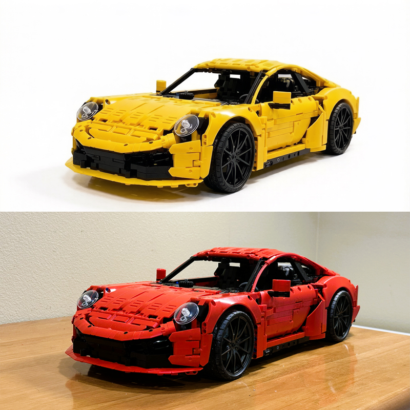 Auto Sportiva Super in Scala 1 - Moc Supercar Building Blocks 1/8 Scale recensione e prezzo