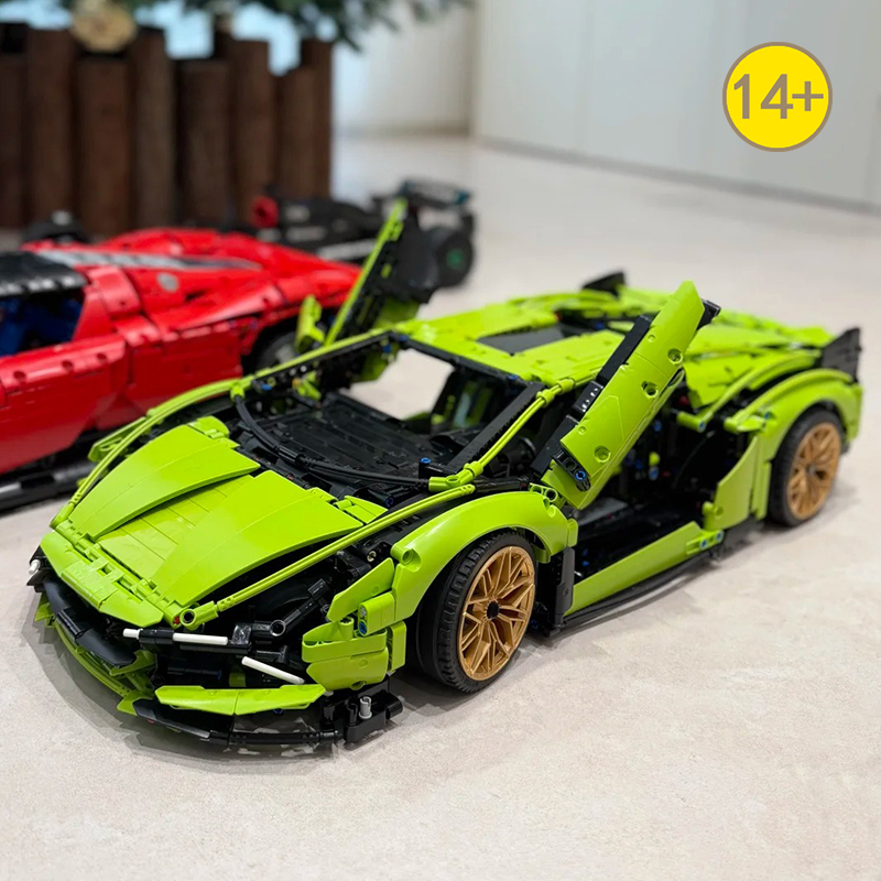 Mattoncini MOC, Modello di Aut - Moc Supercar Building Blocks 1/8 Scale recensione e prezzo