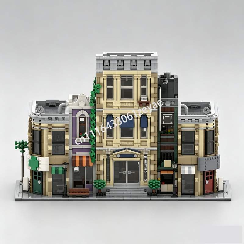 1442 Pezzi Modulare Negozio An - Moc Modular Building Street View Bricks recensione e prezzo