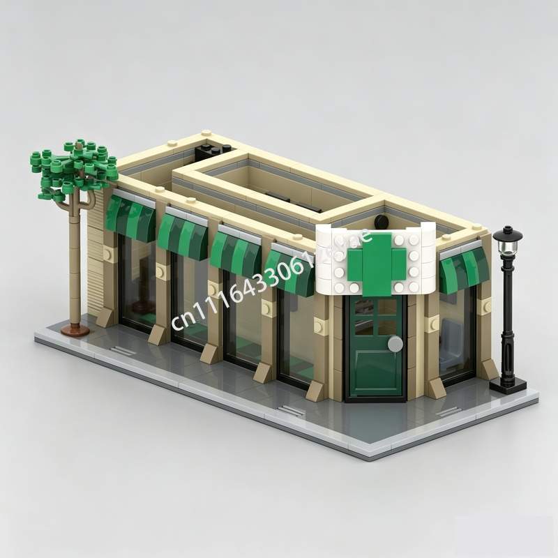 1442 Pezzi Modulare Negozio An - Moc Modular Building Street View Bricks recensione e prezzo