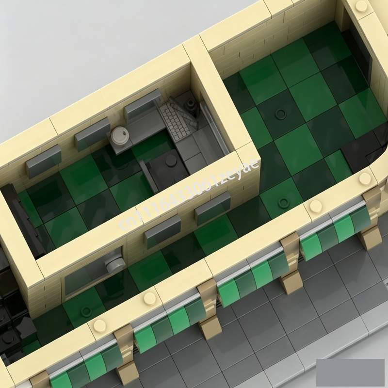 1442 Pezzi Modulare Negozio An - Moc Modular Building Street View Bricks recensione e prezzo